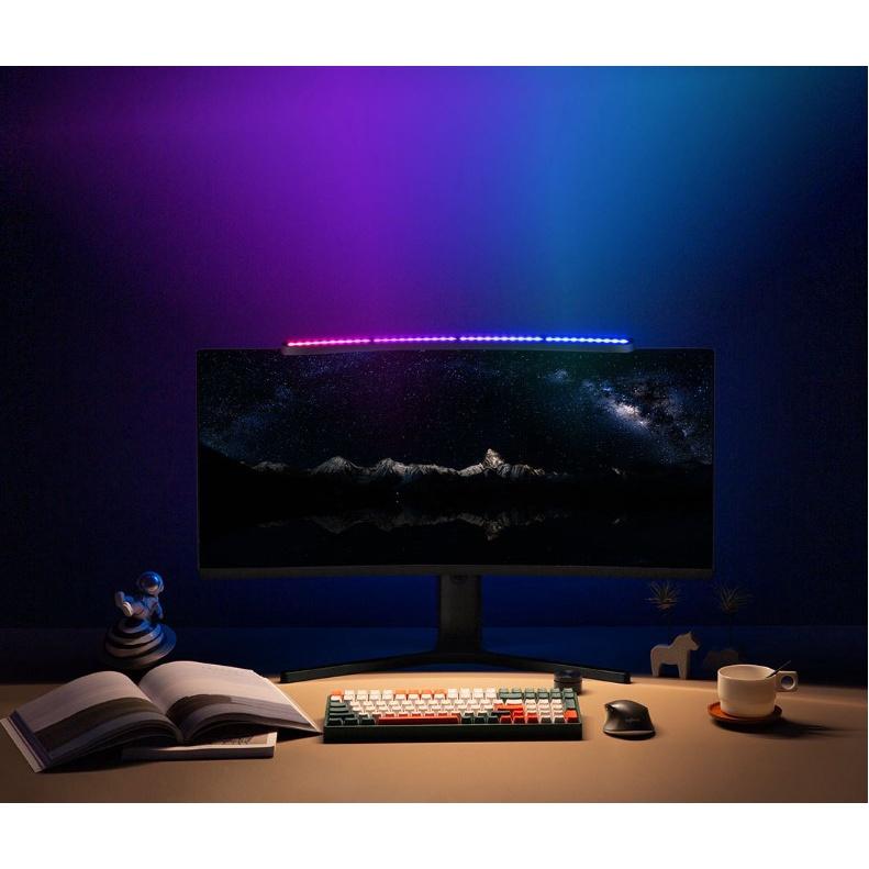 Xiaomi Lymax Đèn bàn Màn hình cong Đèn treo RGB Màu PC Màn hình máy tính Thanh ánh sáng Bảo vệ mắt Điều khiển từ xa-Hàng chính hãng