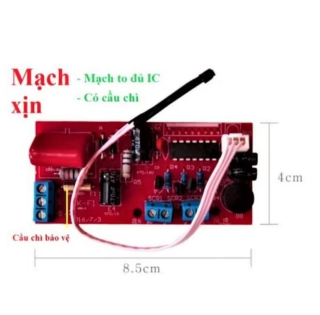1 BỘ MẠCH ĐIỀU KHIỂN QUẠT TỪ XA THÔNG MINH CHO MỌI NHÀ