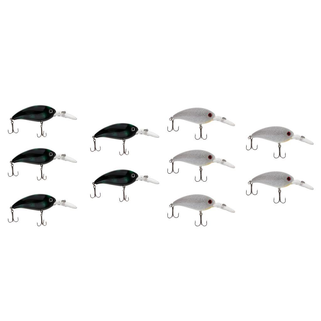 5pcs Minnow Fishing Lures, 3D Eyes Artificial Hard Bait, for Saltwater Freshwater