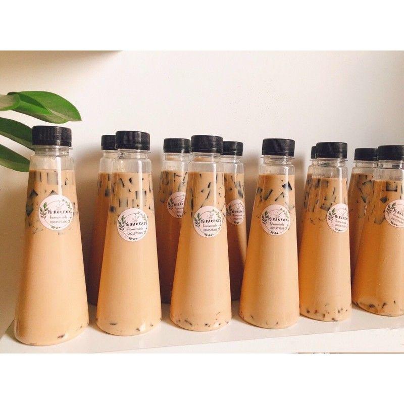 50 chai đựng trà sữa vuông 330ml