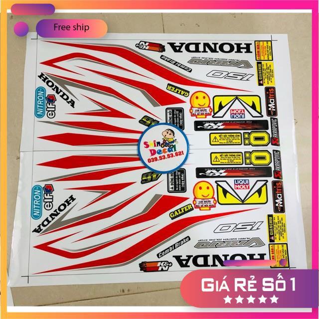 Tem rời dành cho Vario trắng đỏ