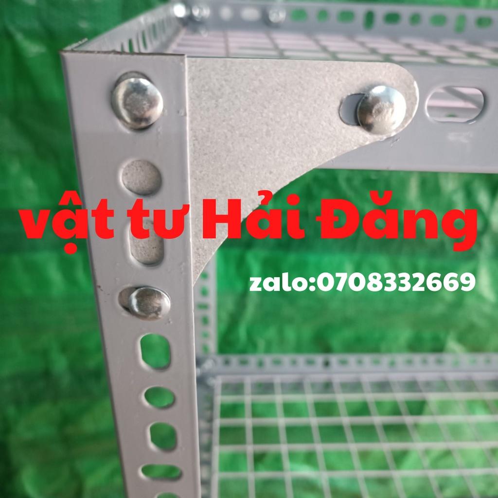 Kệ sắt v lỗ , kệ sắt 4 tầng,kế sắt đa năng nhiều kích thước,vỉ sắt ô vuông sơn tĩnh điện