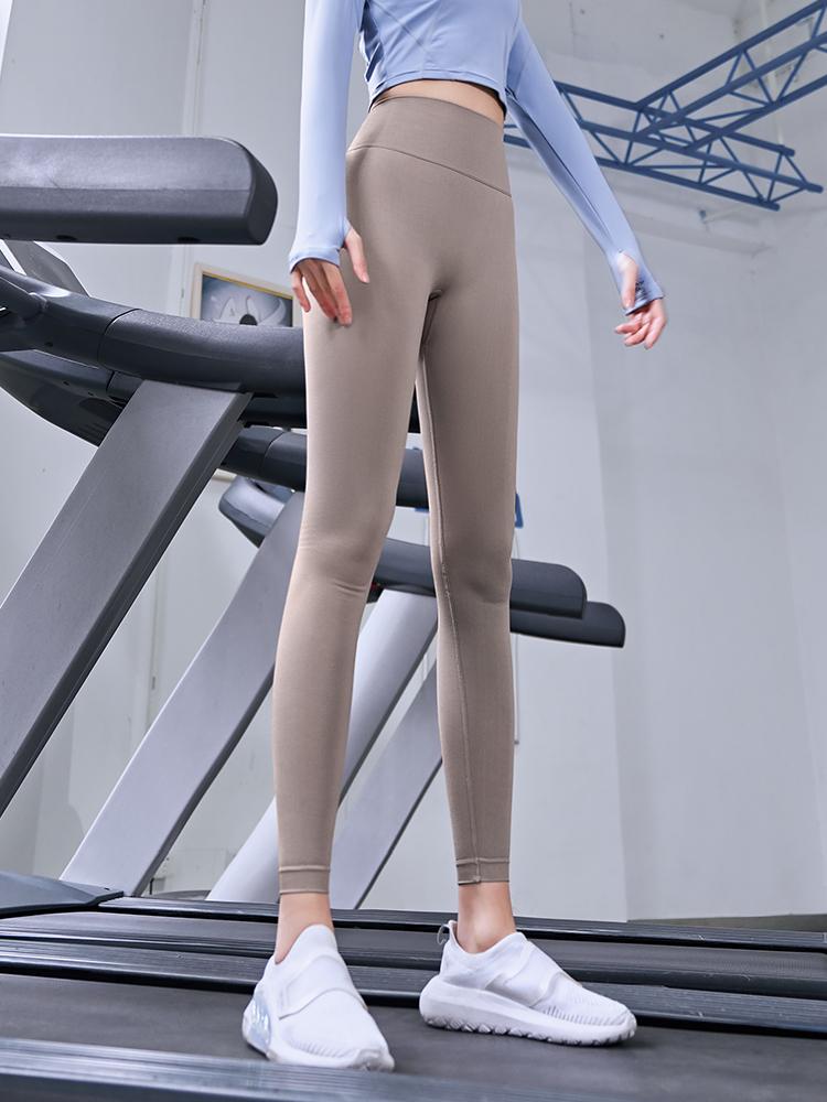 Tập Yoga Mới Quần Nữ Quần Legging Thể Dục Nylon Cao Cấp Quần Dài Nữ Hông Đẩy Lên Thun Femme Tập Gym Quần Áo