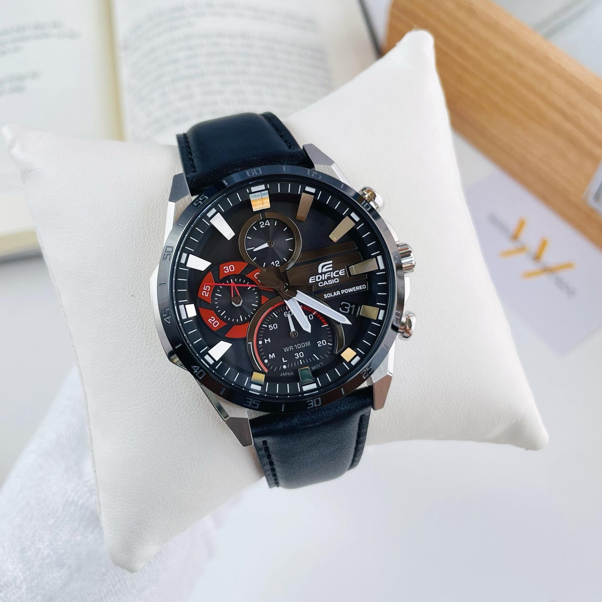 Đồng Hồ Nam Dây Da Casio Edifice EQS-940BL-1AVUDF Năng Lượng Mặt Trời | EQS-940BL-1A