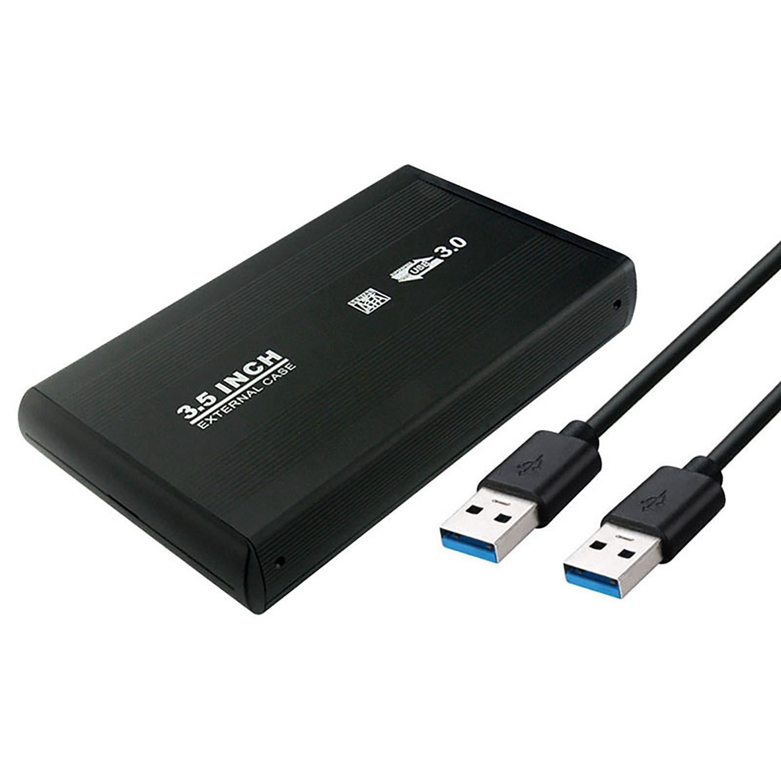 USB 3.0 to SATA External 3.5" HDD Enclosure Case, Easy to Install Protect Your HDD Away Damage