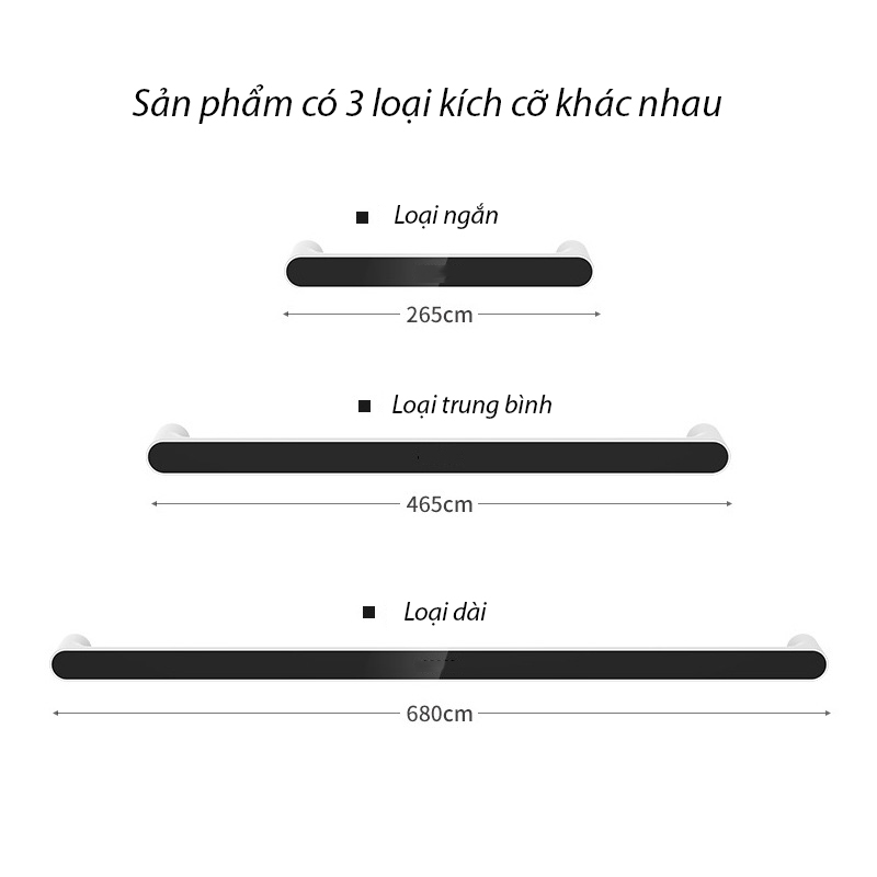 Giá Treo Đa Năng E1910 - Kệ Treo Khăn, Treo Đồ Phòng Tắm, Nhà Bếp - 3 Loại Kích Thước - Hàng Nhập Khẩu - Giao Màu Ngẫu Nhiên