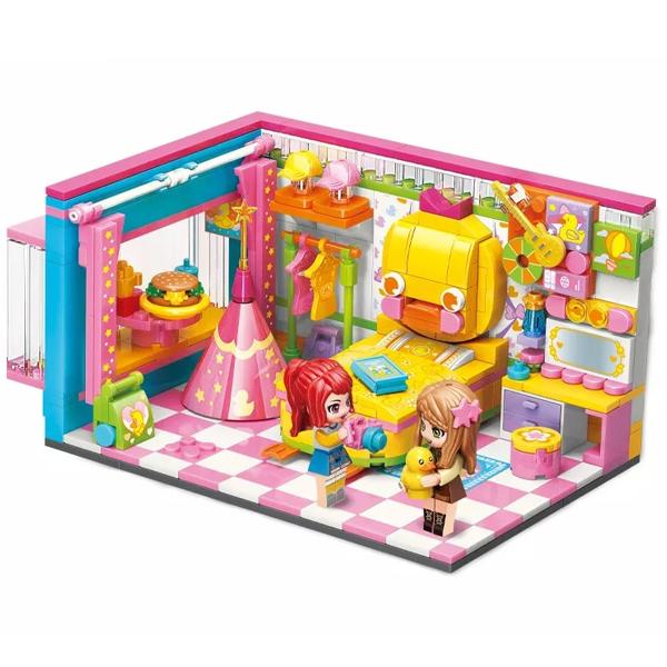 Đồ Chơi Lắp Ráp Phòng Ngủ Huyền Diệu - Qman 31013 - Cherry Duckling Themed Room (356 Mảnh Ghép)