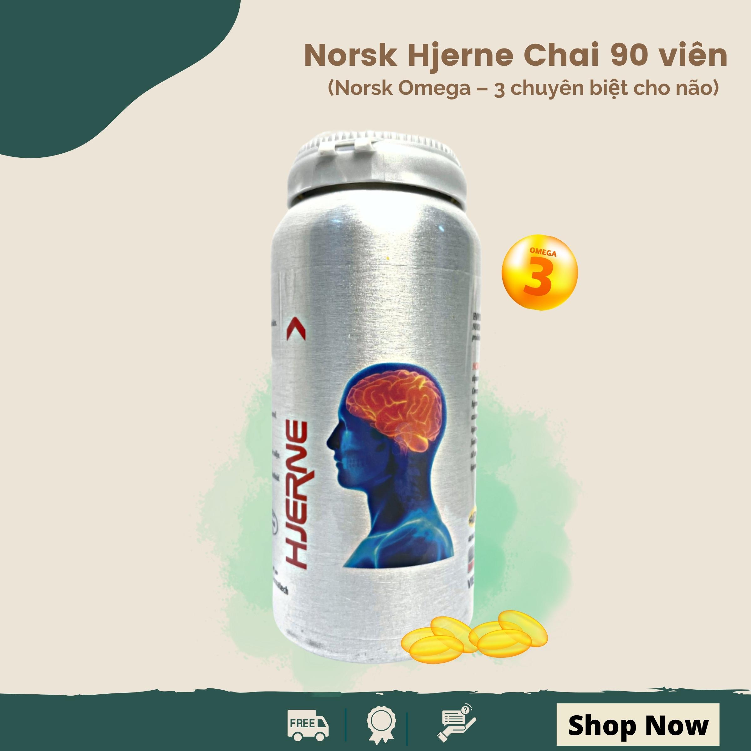 Norsk - Hjerne - Omega 3 chuyên biệt cho não Lọ 90 viên