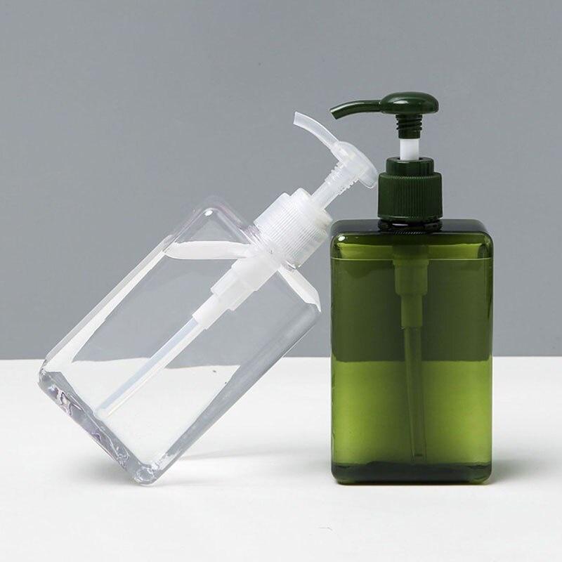 Travel Soap Dispenser Shampoo Dispenser Pressed Portable Emulsion Bottles Storage Box Hand Sanitzer Holder Bathroom Accessories