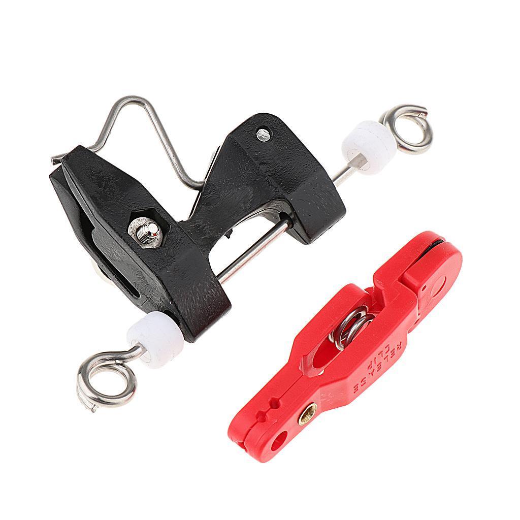 Downrigger Release Clip Boat Trolling Clip + Heavy Tension Snap Release Clip for Boat Kayak Fishing