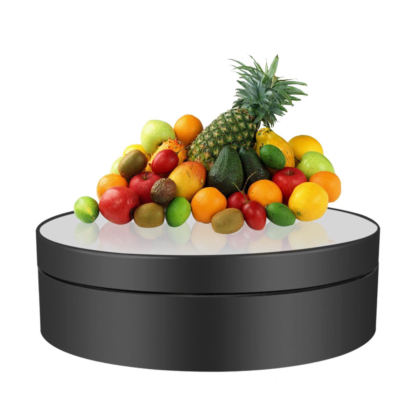2Pcs Electric 360 Degree Rotating Display Stand for Shop Display Turntable
