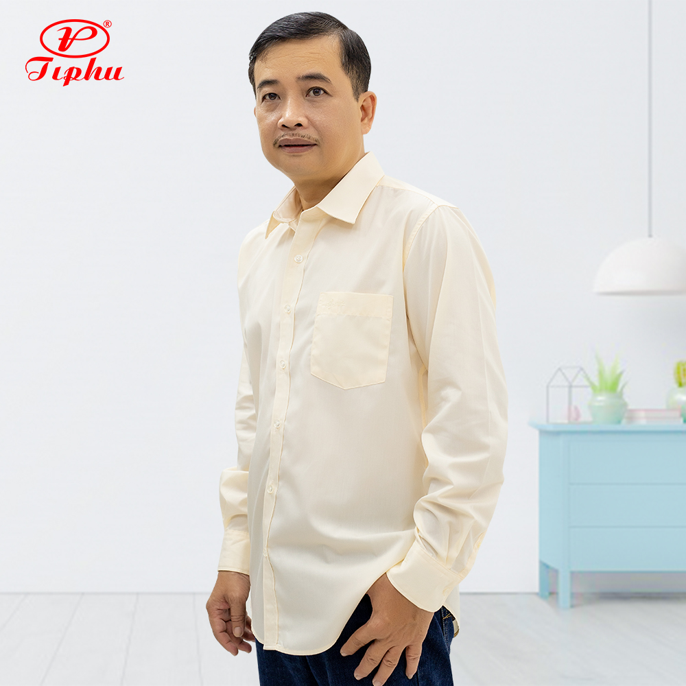 Áo sơ mi nam, thời trang công sở Amazing, form regular, chất liệu KT dày mềm, hút mồ hôi tốt, tà bầu