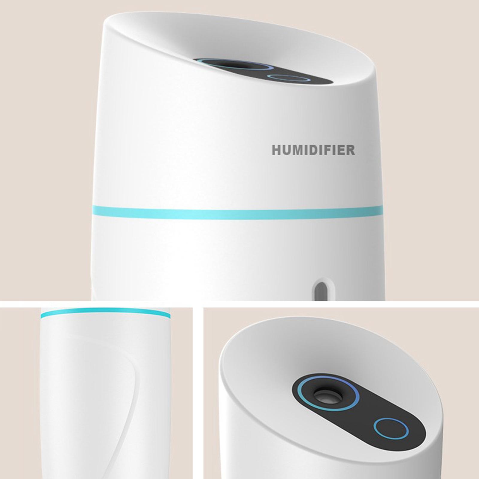 260ML Portable Mini Humidifier Oil Diffuser Mist Purifier for Car Home White