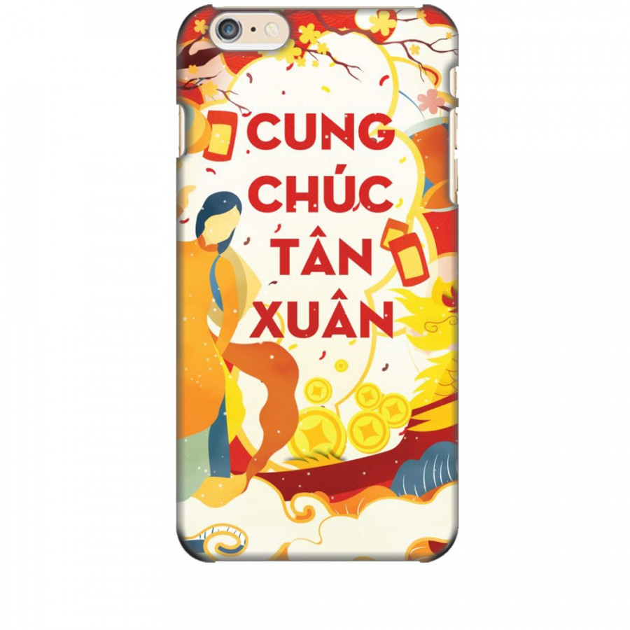 Ốp lưng dành cho điện thoại IPHONE 4 Chúc Mừng Năm Mới 2019