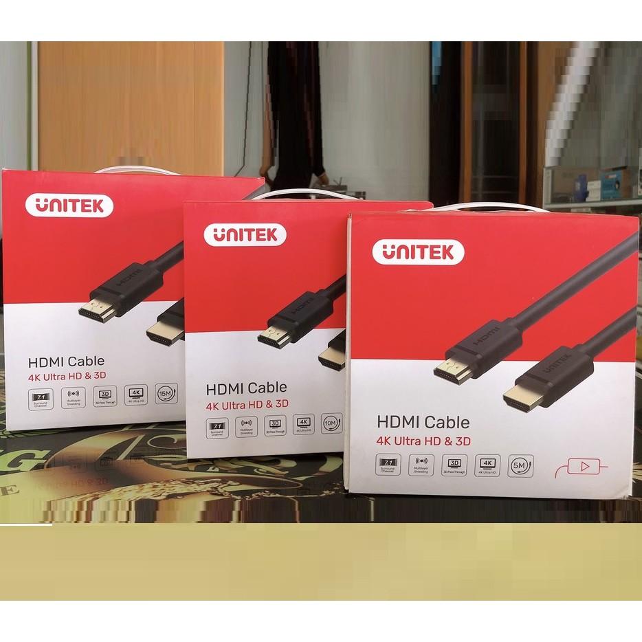 Dây Cáp HDMI 15M hỗ trợ 3D, 4K x 2K Unitek Y-C143 - Hàng Chính Hãng