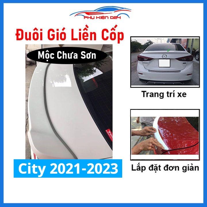 Đuôi gió sau xe liền cốp City 2021-2022-2023 hàng mộc chưa sơn