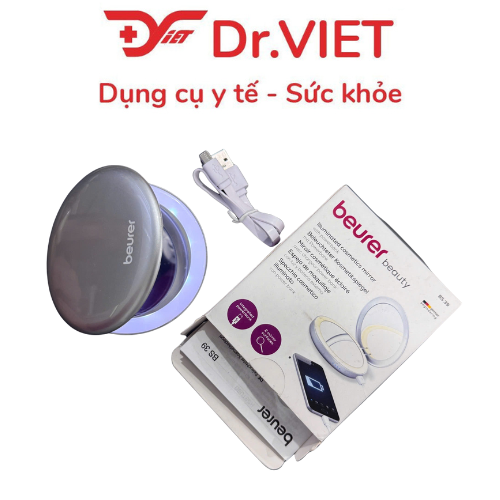 Gương Trang Điểm Bỏ Túi Tích Hợp Sạc Dự Phòng Beurer Beauty BS39 Chính Hãng Đức – Thiết Kế Cao Cấp, Nhỏ Gọn Sang Trọng, Tích Hợp Pin Dự Phòng Tiện Lợi, Gương Soi Rõ Nét, Phù Hợp Mang Theo Mọi Lúc Mọi Nơi, Thương Hiệu Chăm Sóc Sức Khỏe Hàng Đầu Từ Đức