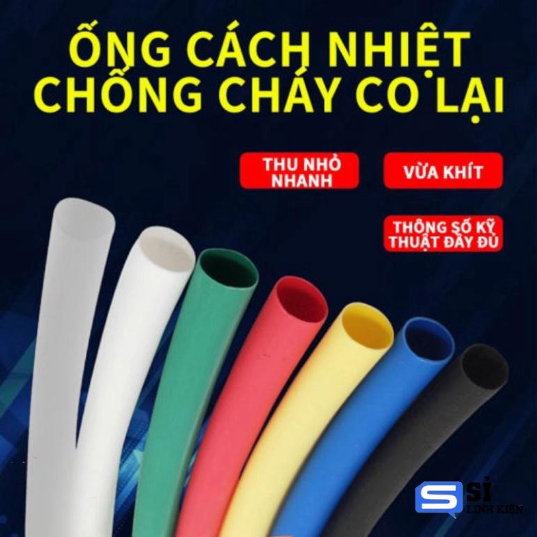 Bộ hộp ống gen co nhiệt, tui co nhiệt cách điện, nhiều màu, nhiều cỡ, các form size Túi 328pcs, túi 530pcs, Hộp 580p