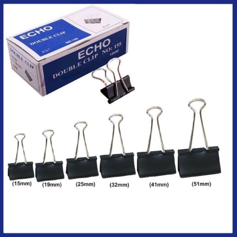 Kẹp tài liệu đen các cỡ 15-19-25-32-41-51mm