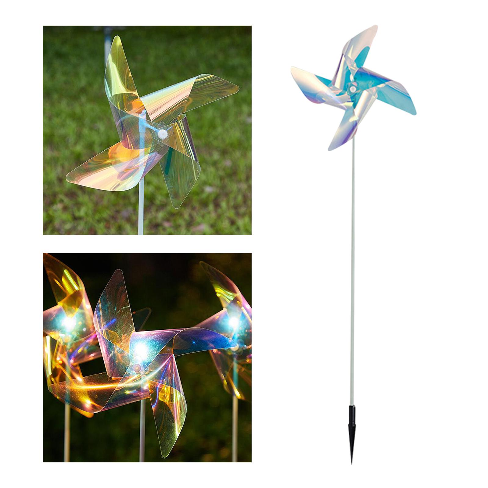 Outdoor Garden Lights, LED Windmill Decoration Lights, Waterproof Stake Light for Yard, Lawn, Walkway Decor