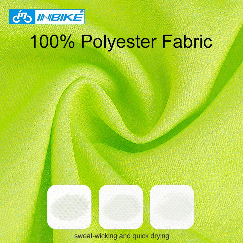 INBIKE Mùa Hè Đi Xe Đạp Jersey Thoáng Khí Xe Đạp Quần Áo Nam Cảo Tháo Áo Sơ Mi Tay Ngắn MTB Xe Đạp Quần Áo Đua Xe Thể Thao JS001 Color: Green Size: XXL