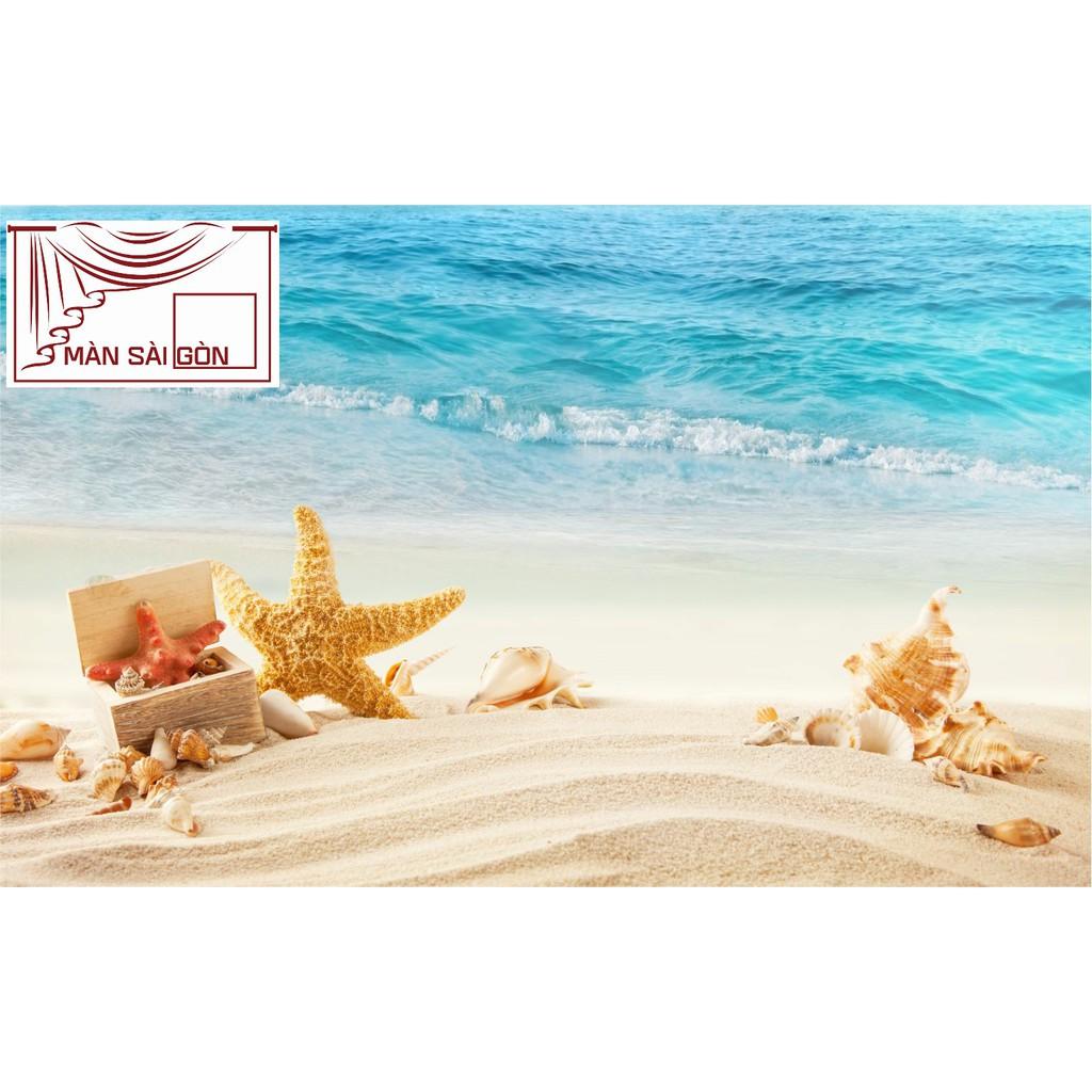 Rèm cuốn in tranh 3D MCT-27 - Ngang 1m