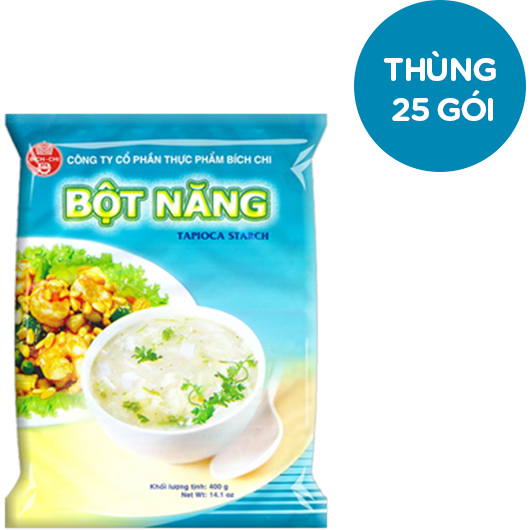 Thùng 25 Gói Bột Năng Bích Chi (400g/Gói)