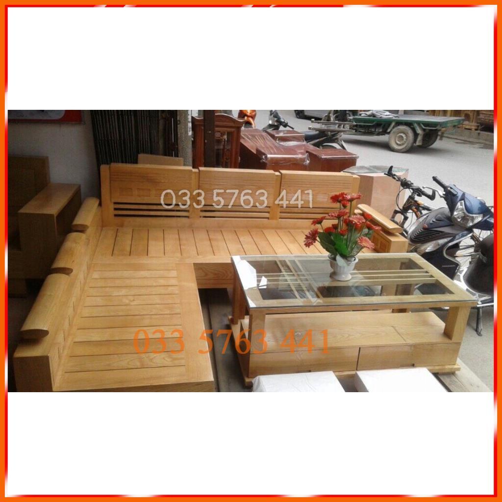 Ghế Sofa gỗ sồi nga 100% rẻ nhất shopee 2m x 1m8 ghế sofa gỗ sa lông gỗ bocghesofa sofa dep ghe sofa go