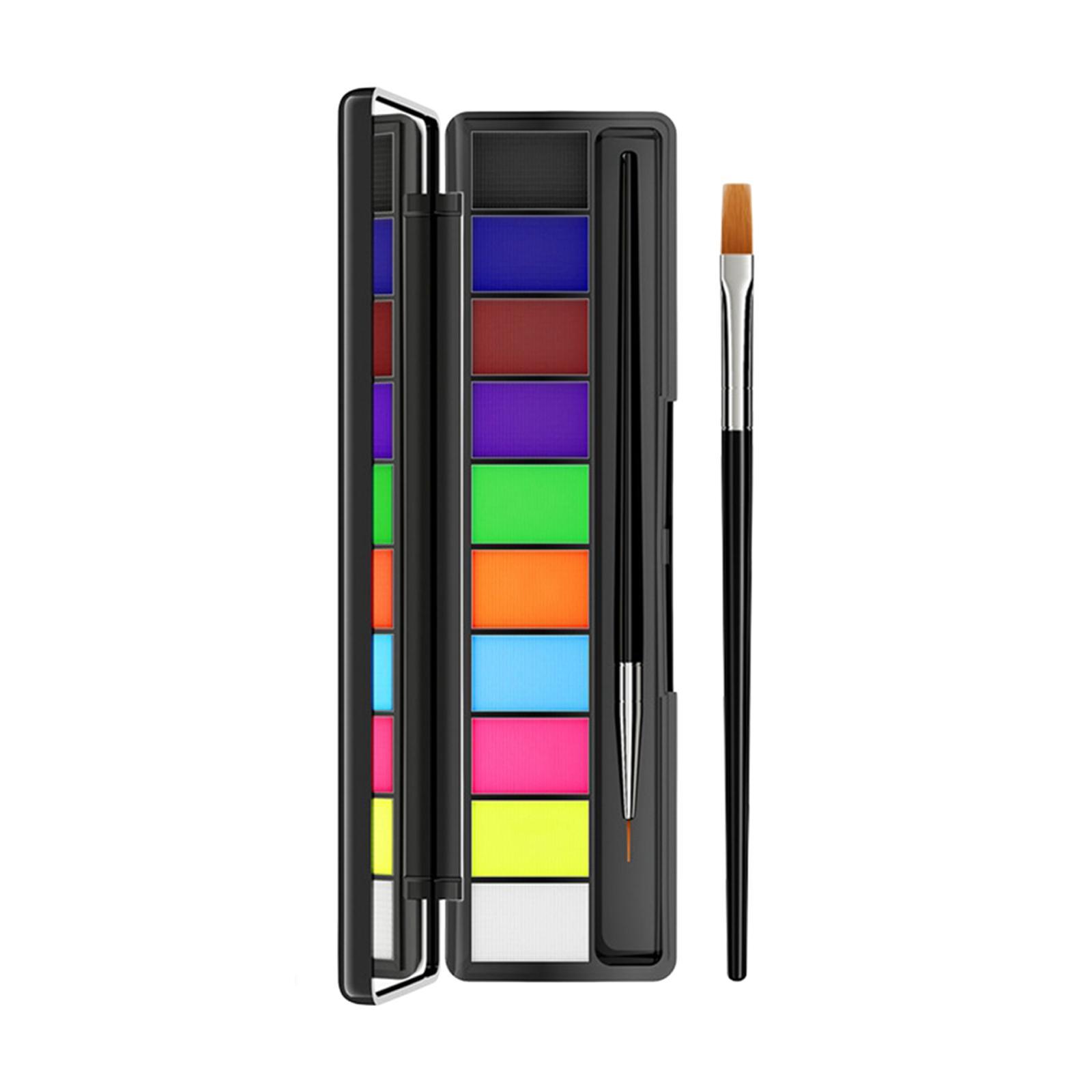 Face Painting Palette Water based Paints Face Body Painting Set for Theater Cosplay Costume