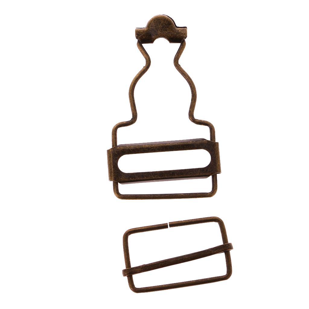 Set of 12 Metal Adjustable Buckle Connector for Bag Strap Accessories