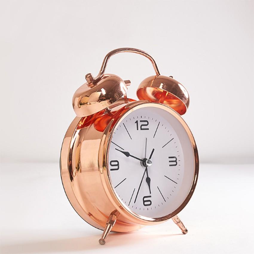 Đồng hồ báo thức 2 chuông phong cách cổ điển dành cho bé - Đồng hồ để bàn mini cute decor đẹp &amp; quà tặng bạn thân