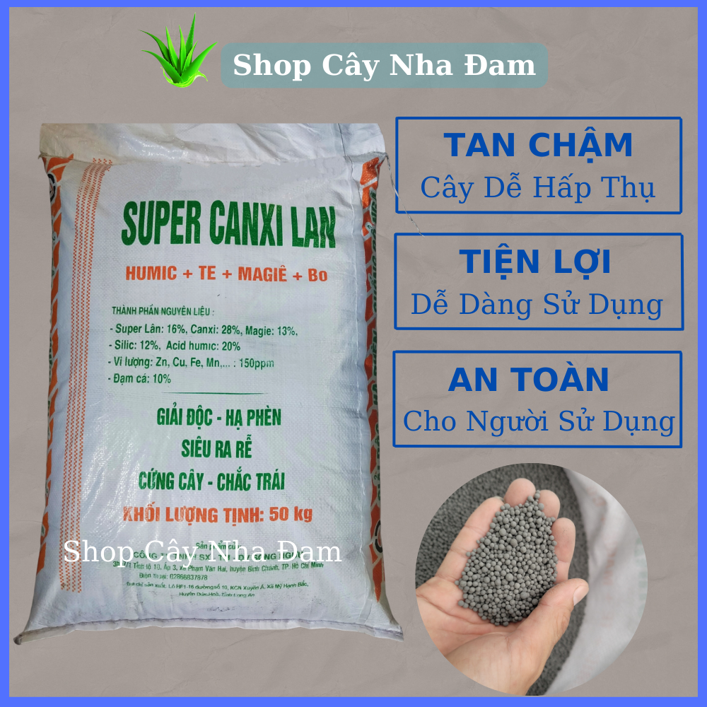 Phân Lân Canxi HUMIC Chuyên Giải Độc Hạ Phèn 1KG