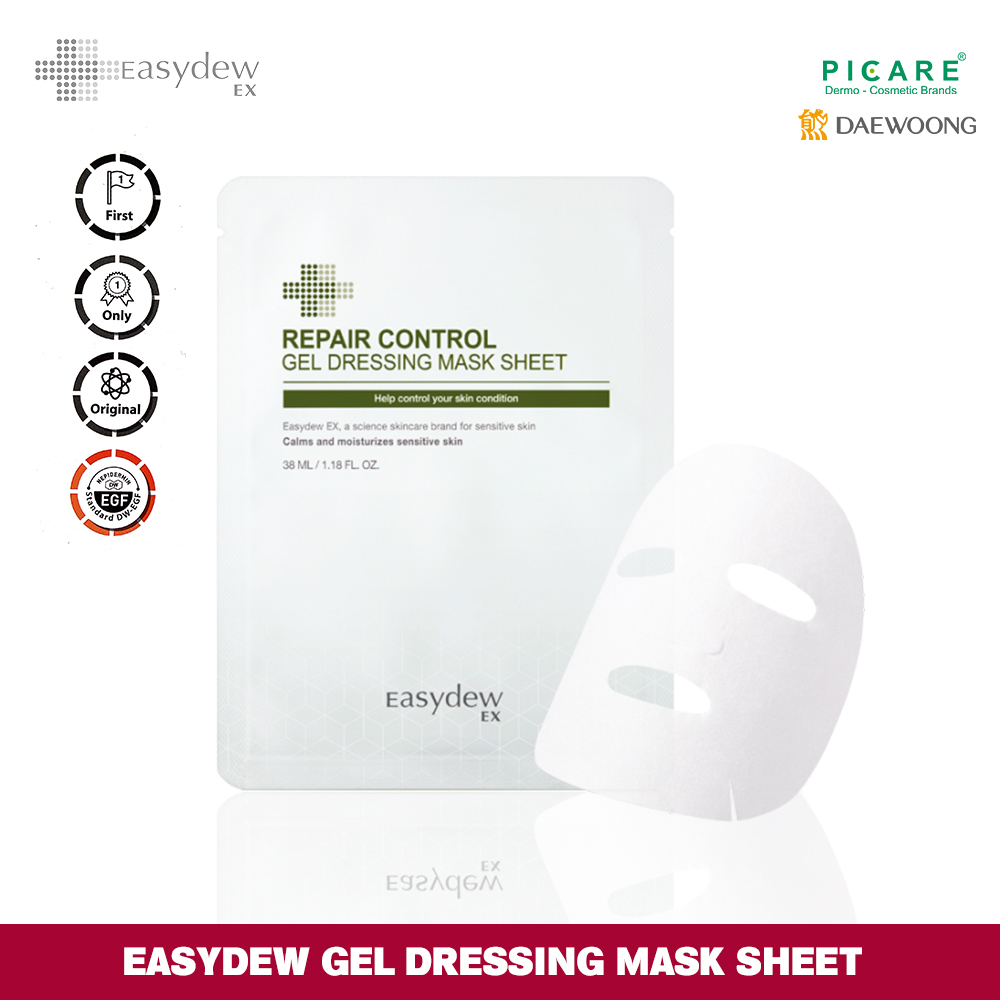 Mặt Nạ Easydew Rx Phục Hồi, Giảm Kích Ứng Post Laser Gel Dessing Mask Sheet (1 cái)