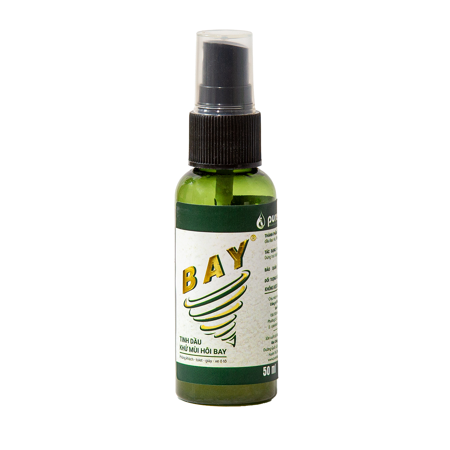Tinh Dầu Khử Mùi Hôi BAY 50ML - KHỬ MÙI HIỆU QUẢ TỚI 99% -  Thơm mát, Dễ chịu chai - Tinh dầu thiên nhiên - An toàn cho sức khỏe gia đình