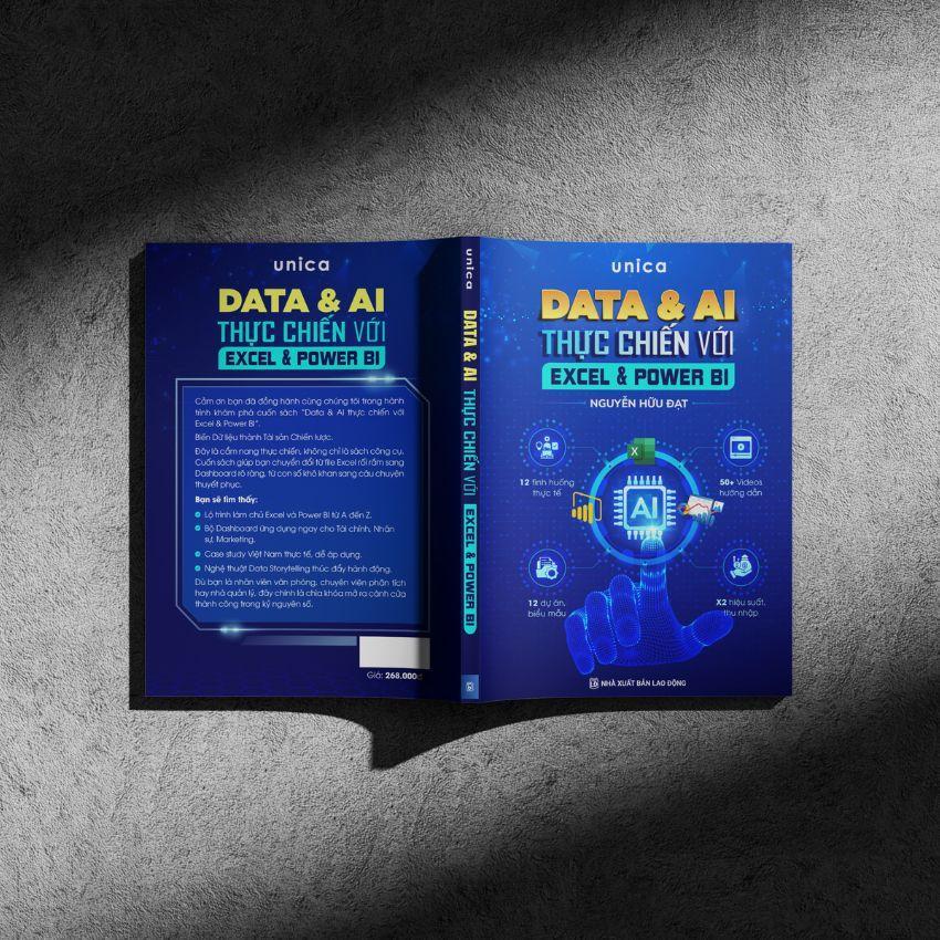Sách - Data Và AI Thực Chiến Với Excel Và Power BI