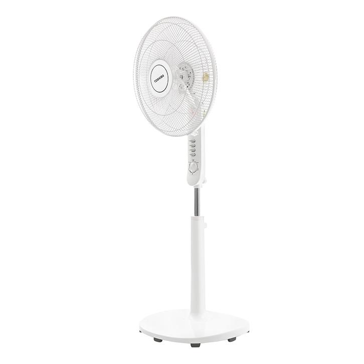 Quạt Đứng Toshiba 5 cánh F-LSA10(W-K)VN, 50W - 3 Mức Gió, Hàng Chính Hãng