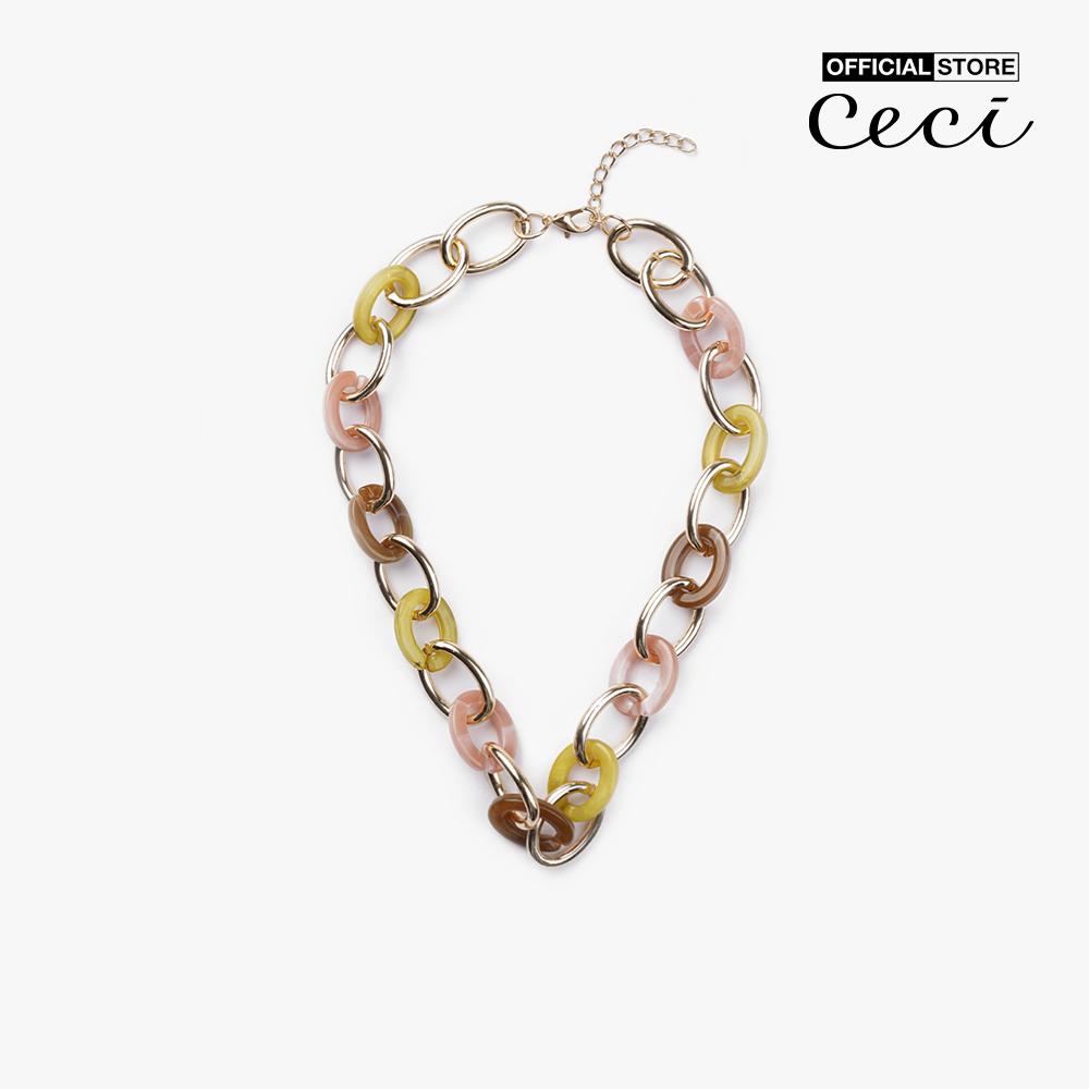 CECI - Dây chuyền nữ chuỗi xích bản to thời trang CC4-01000264-24