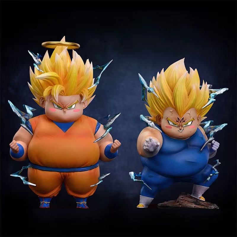 Mô hình chibi songoku và vegeta béo hàng mới  ( Dragonball )