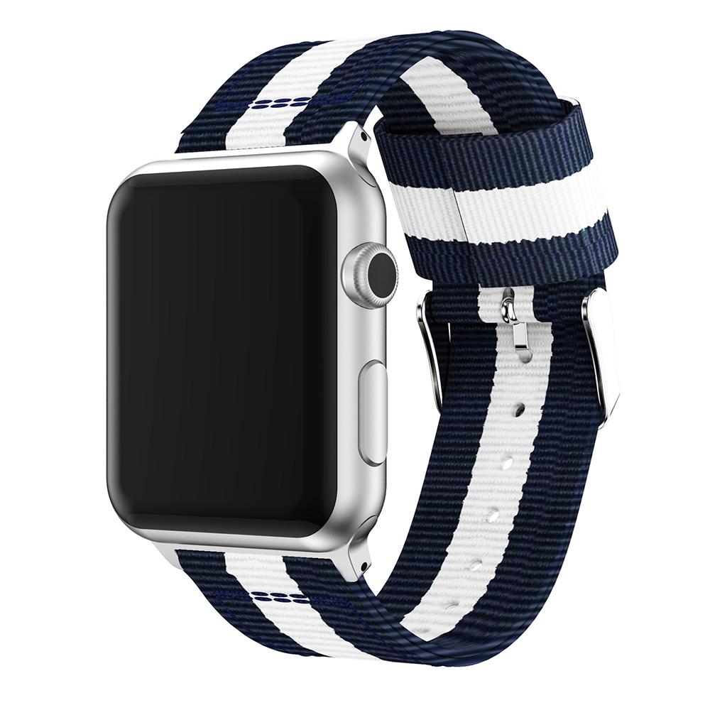 Dây đeo nylon cho Apple Watch Ultra 8 7 6 5 4 SE 45mm 49mm 44mm 41mm 40mm Thể thao Vòng đeo tay thoải mái cho IWatch 3 Dây đeo 42mm