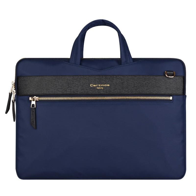 Túi xách Macbook - Laptop Cartinoe London style màu xanh từ 11.6 - 13.3inch