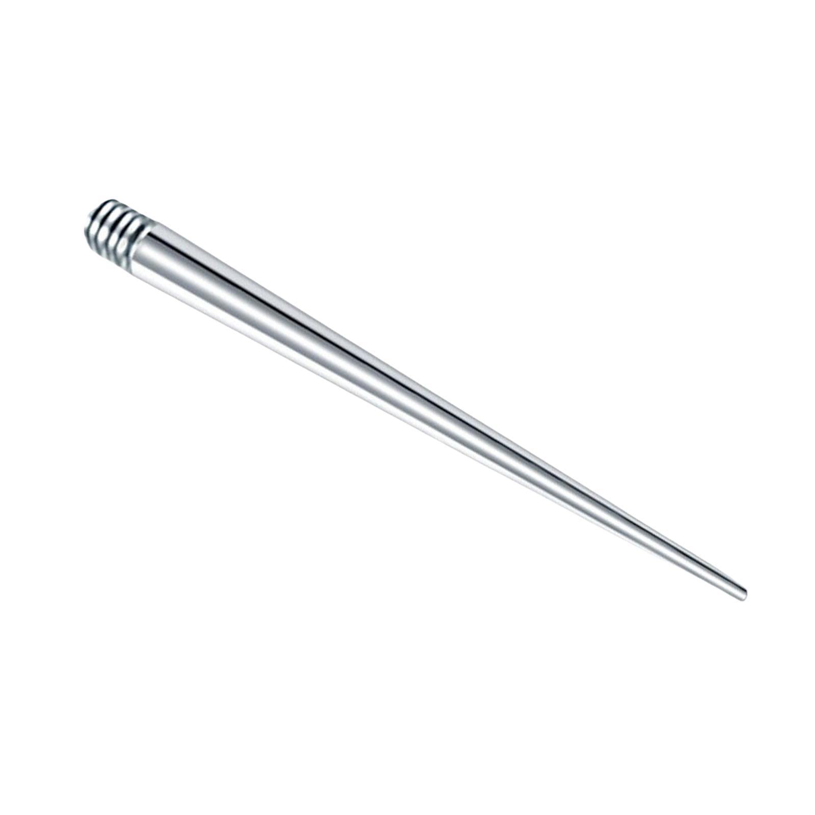 Threaded Taper Threaded Insertion Taper Insertion Pin Taper for Nose Navel 1.2mm