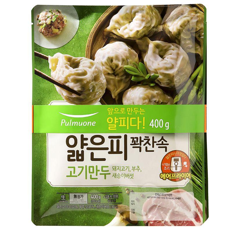 Bánh Bao Vỏ Mỏng Nhân Thịt Pulmuone 440g-8801114145654