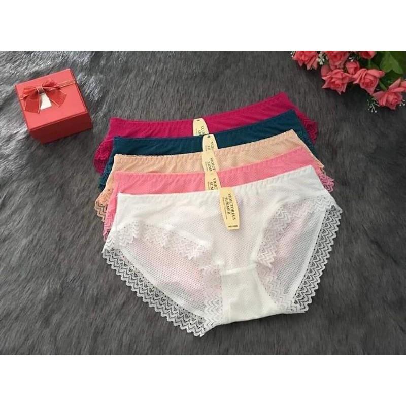 10 quần lót su đúc thông hơi viền ren cao cấp
