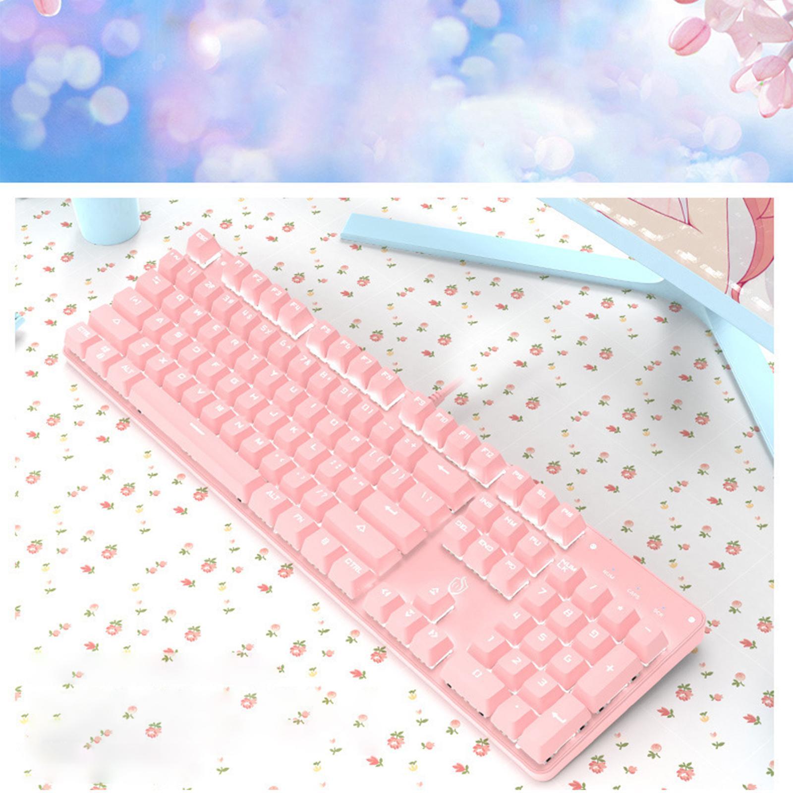 Professional 104 Keys Keyboard, LED Gaming Keyboards Backlit Gaming Keyboard for PC Computer Gamer