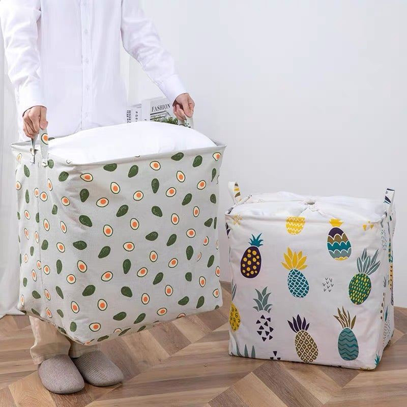 Giỏ Đựng Quần Áo Bằng Vải Cỡ Lớn 100 lít PUCA, Túi Đựng Chăn Màn Đa Năng Washday