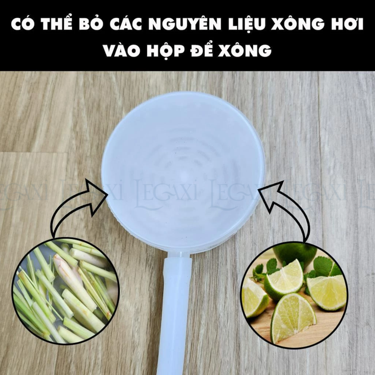 Nồi xông hơi điện tại nhà xông hơi khử trùng thư giãn Spa tại gia tích hợp remote điều khiển từ xa Legaxi