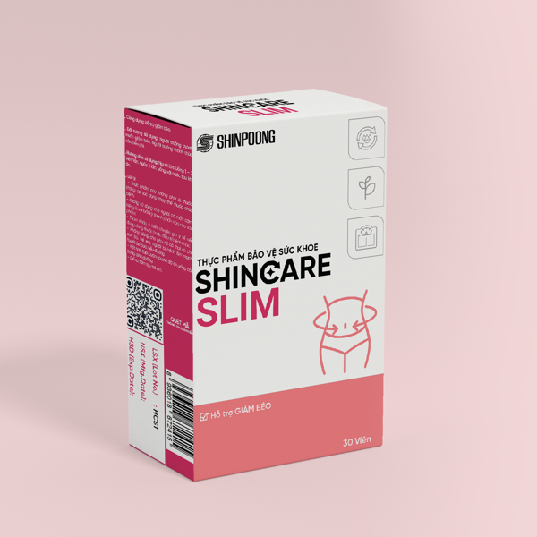 Viên uống Shincare Slim - Hỗ trợ giảm hấp thu chất béo, kiểm soát cân nặng, thon dáng - Hộp 30 viên (SHINPOONG)