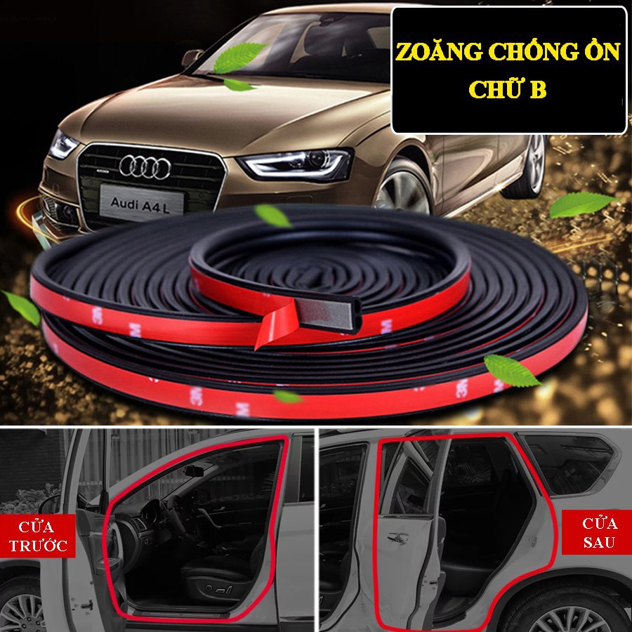GIOĂNG CAO SU CHỐNG ỒN, CHỐNG BỤI XE HƠI DẠNG CHỮ P