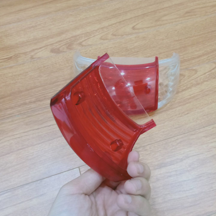 Bộ 2 kết hợp 2 nắp xi nhan sau màu trắng và 1 nắp đèn hậu màu đỏ dành cho xe Wave - Nắp xi nhan Wave - B382