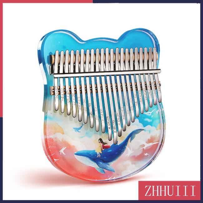 Đàn Kalimba 17 Tông/21 Tone Bằng Acrylic Trong Suốt Kèm Búa Điều Chỉnh Âm Thanh Tiện Dụng